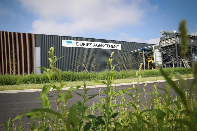  DURIEZ AGENCEMENT is taking advantage of the move of its production workshops to a new site to reduce its green