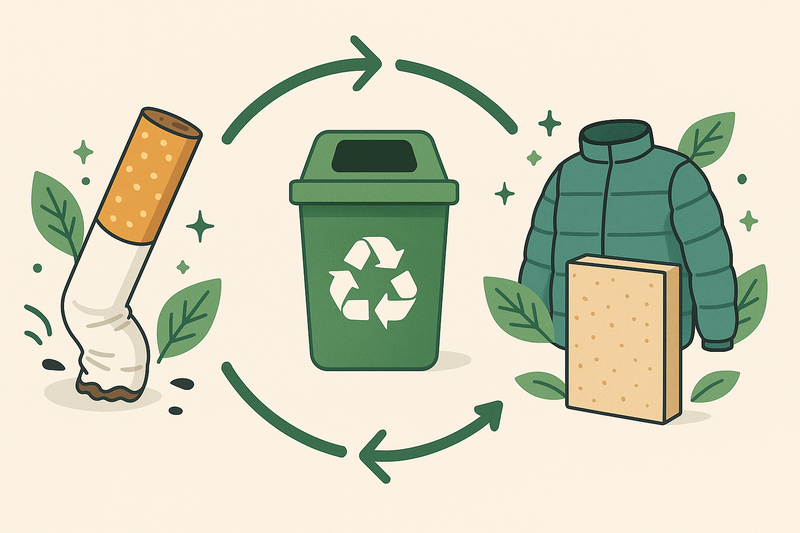 TchaoMégot dépollue et recycle les mégots pour préserver l’environnement