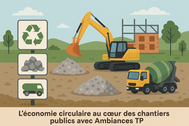L’économie circulaire au cœur des chantiers publics avec Ambiances TP